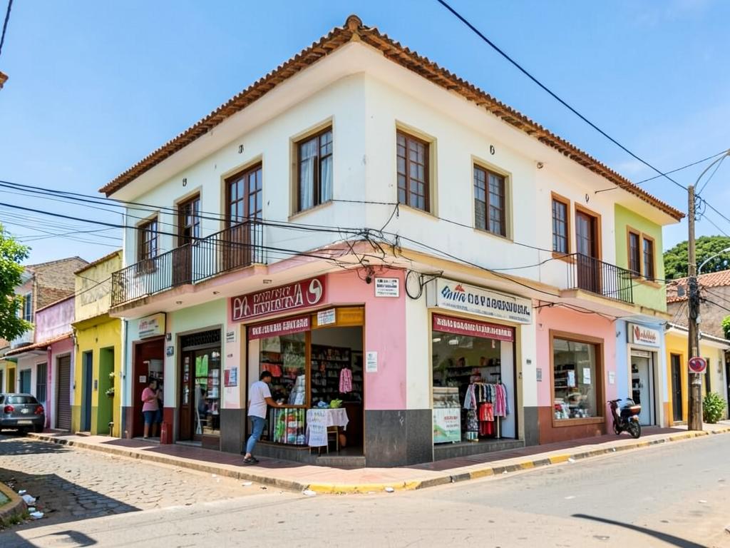 Prédio comercial no centro de Alto Paraíso